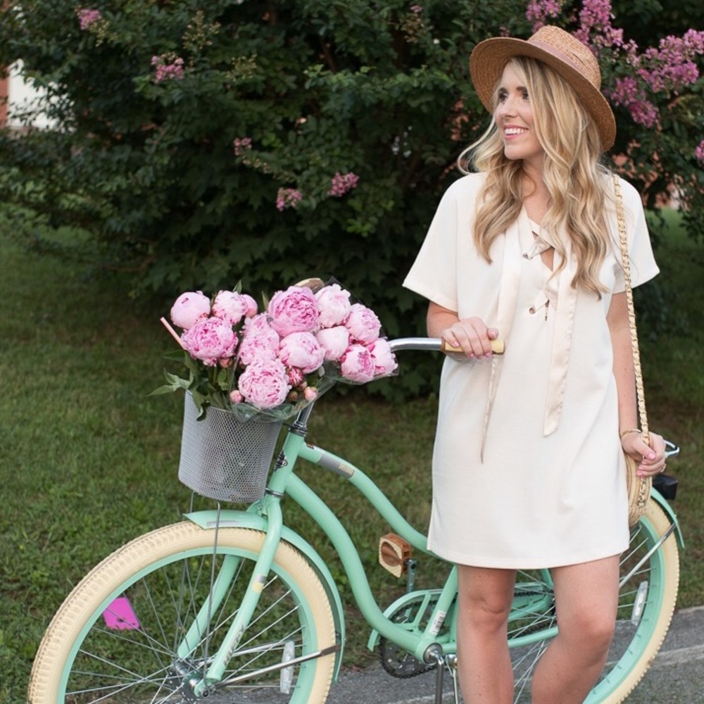 Forever 21 lace up sweatshirt dress